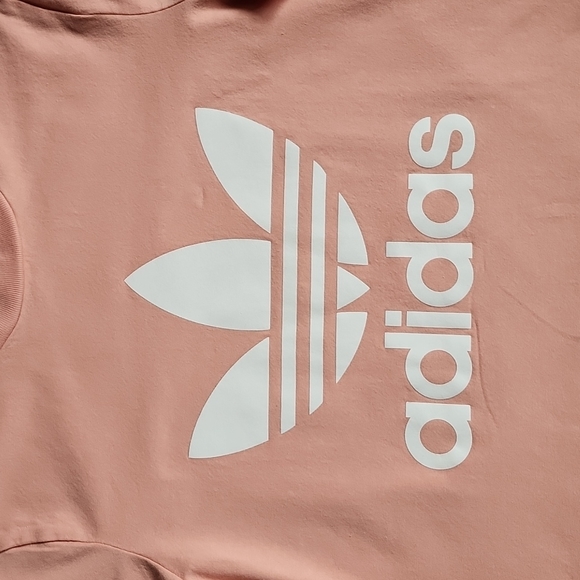 Adidas Peach and White Logo Shirt - Picture 3 of 6